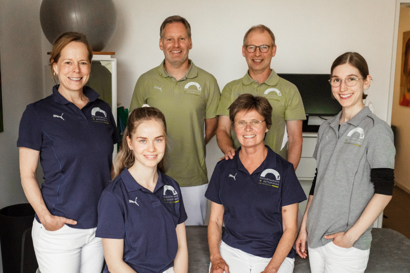 Die Rezeption der Praxis für Physiotherapie am Erphobogen in Münster